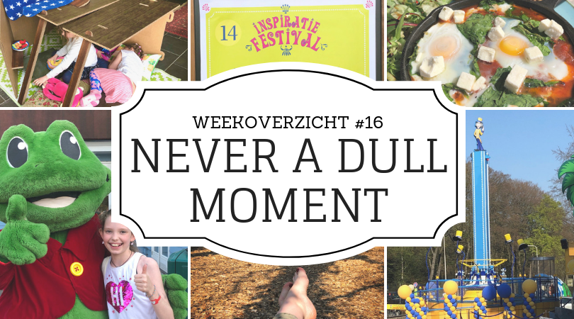 Weekoverzicht | Never a dull moment week 16 van hut naar het Inspiratie festival, Duinrell, Julianatoren en de Pasendagen