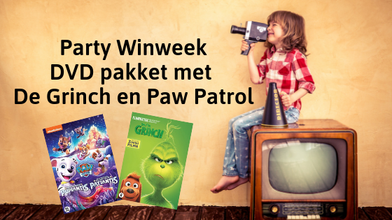 Party Winweek | DVD pakket met De Grinch en Paw Patrol