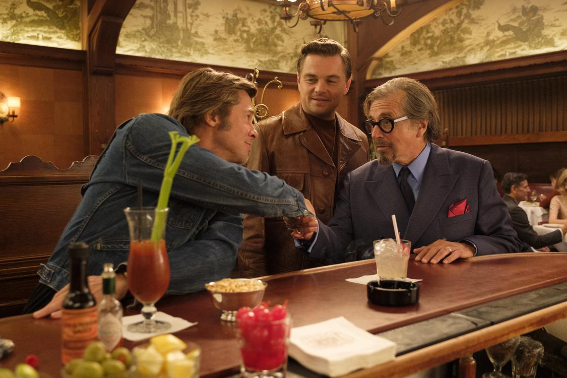 Leonardo DiCaprio, Brad Pitt and Al Pacino in Columbia Pictures ÒOnce Upon a Time in Hollywood"