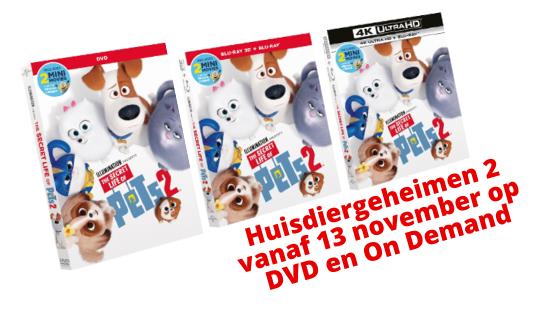 Huisdiergeheimen 2 op DVD en On Demand