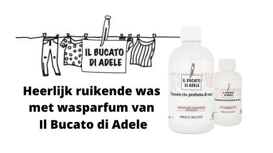 Heerlijk ruikende was met wasparfum van Il Bucato di Adele
