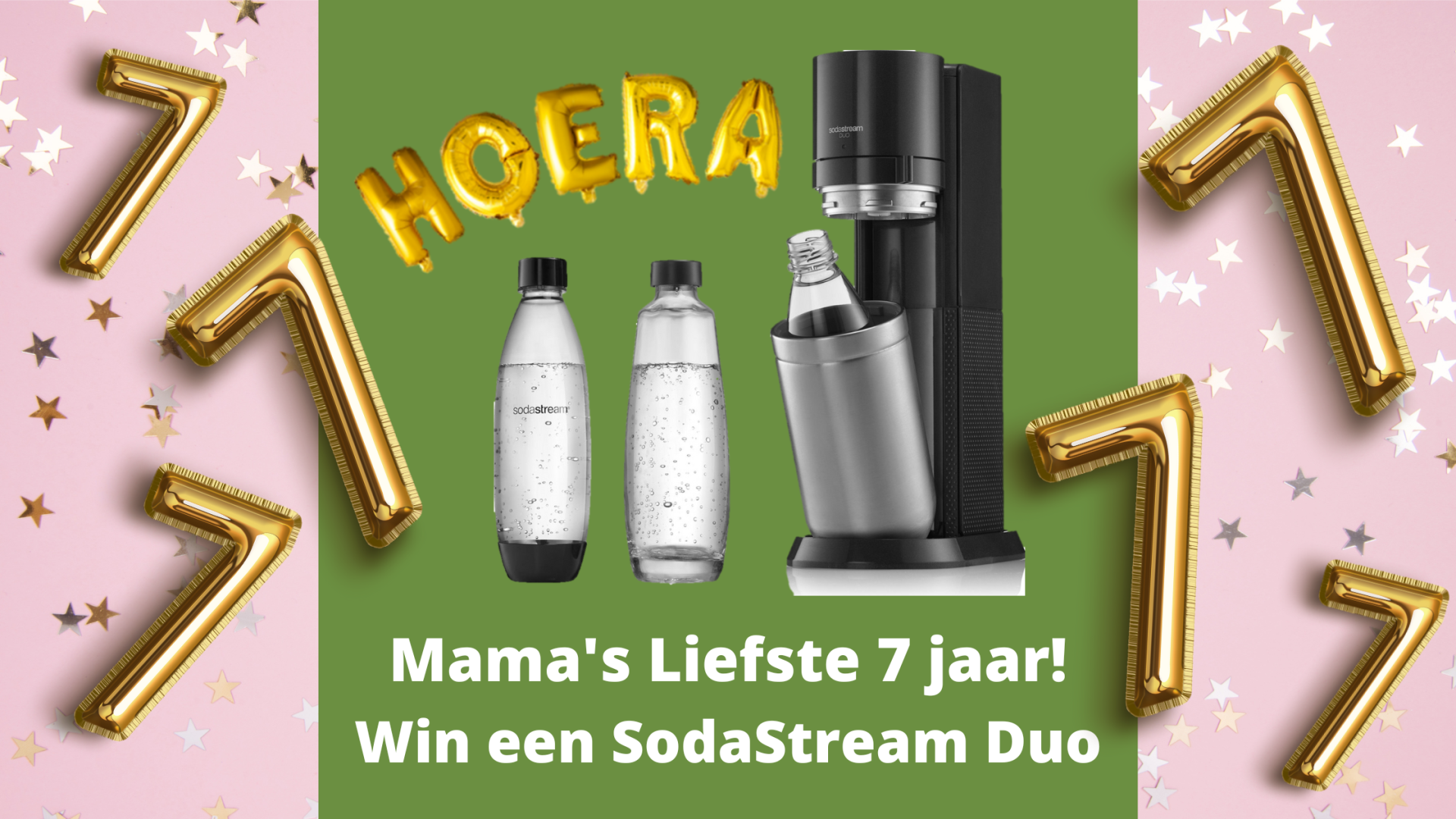 Mamas Liefste 7 jaar - SodaStream Duo