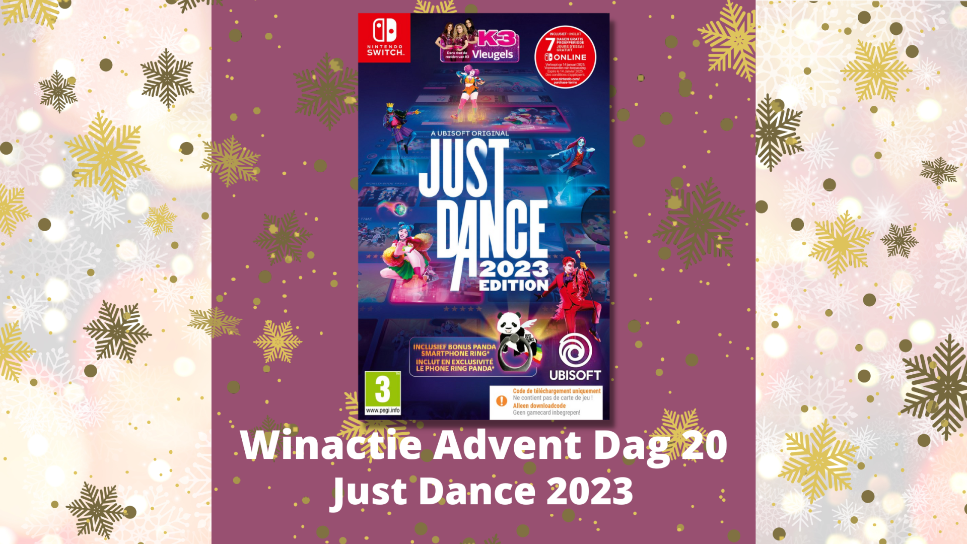 Winactie Advent Dag 20 Just Dance 2023