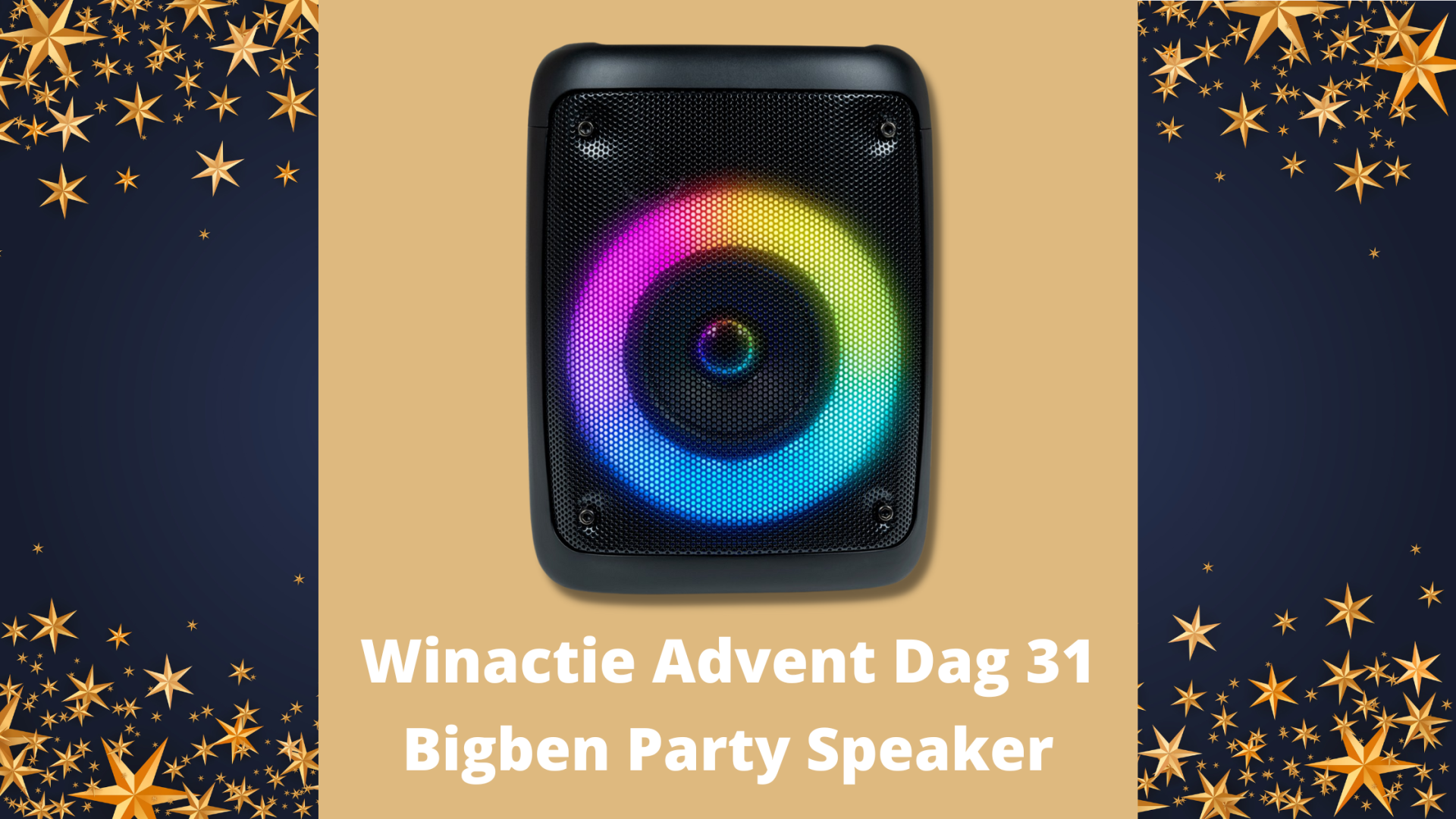 Winactie Advent Dag 31 Bigben Party Speaker