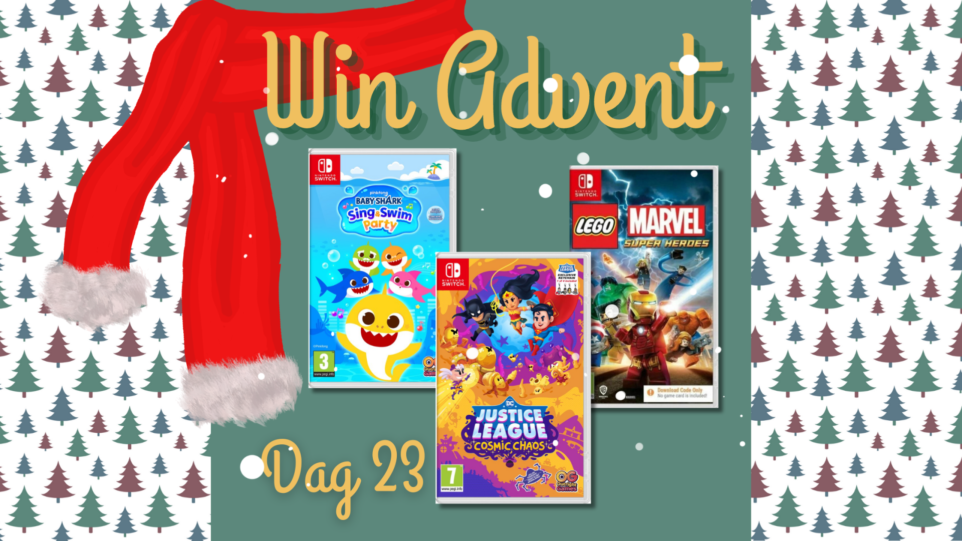Win Advent Dag 23 Nintendo Games