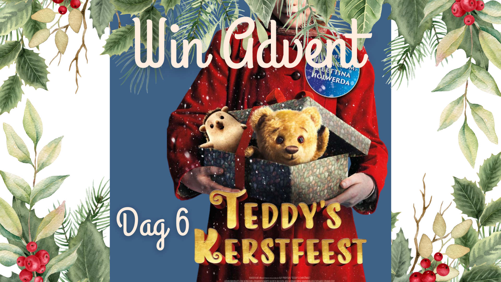 Win Advent Dag 6 Teddy's Kerstfeest