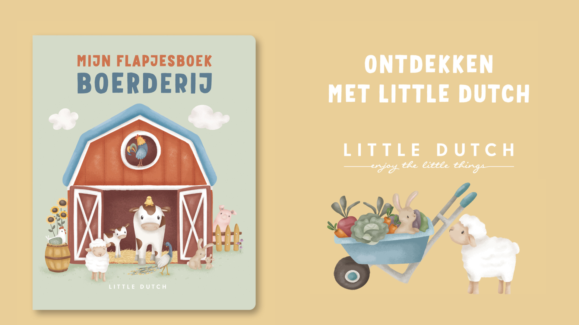 Mijn Flapjesboek Boerderij Little Dutch