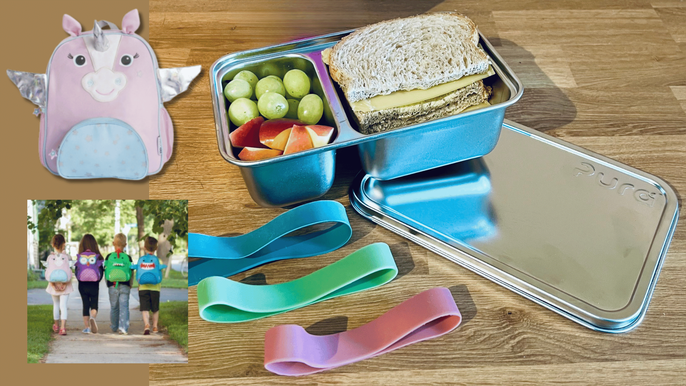 PURA lunchbox Zoocchini rugzak