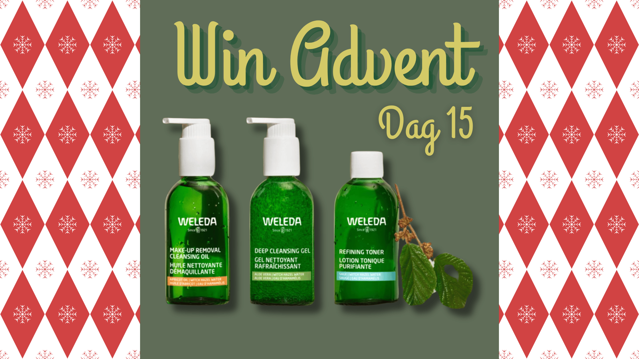 Win Advent Dag 15 Weleda gezichtsreiniging