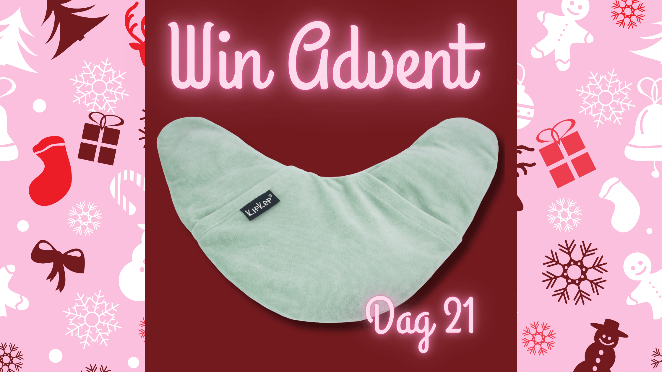 Win Advent Dag 21 Lexie Heating Pillow van KipKep