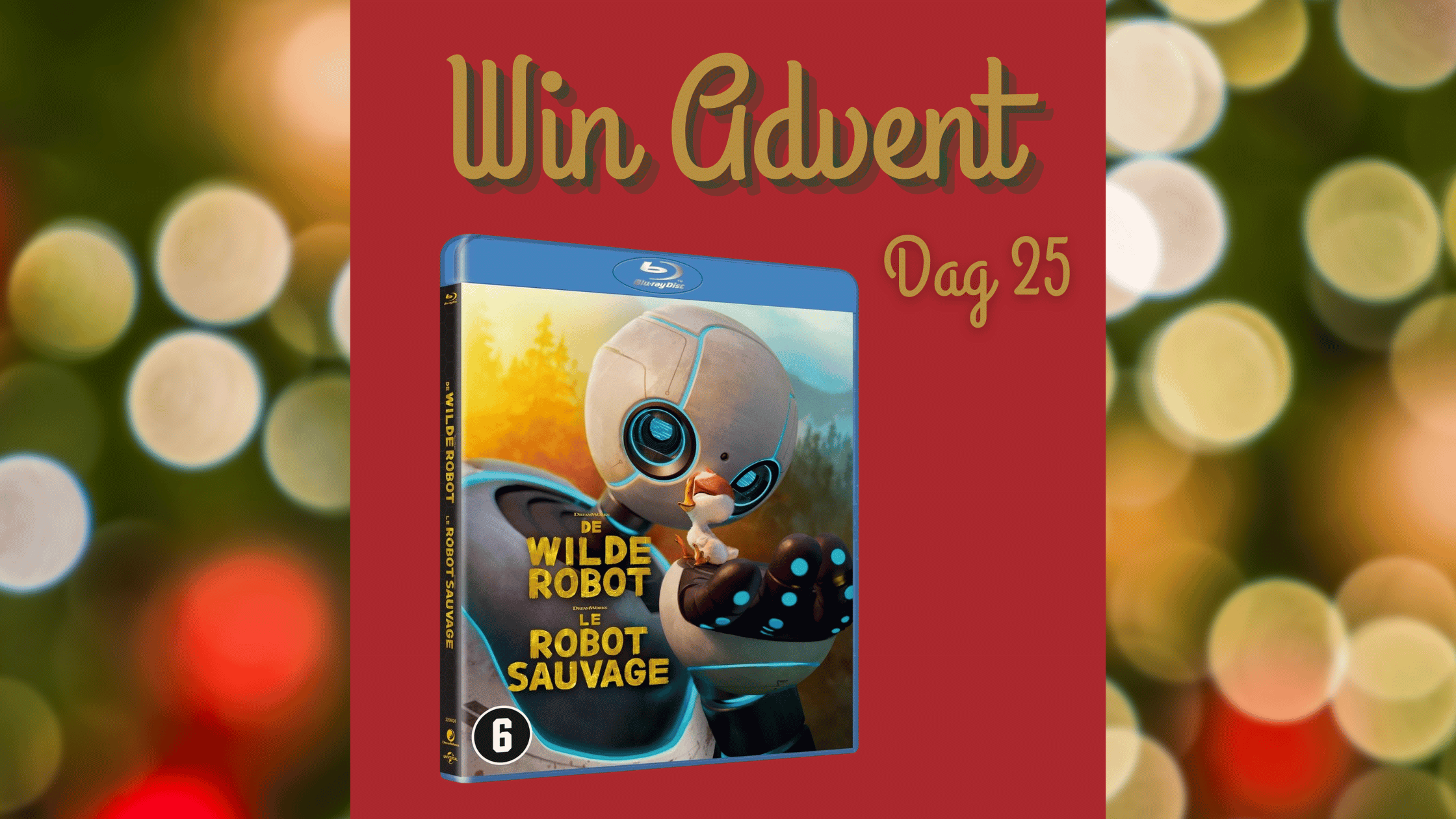 Win Advent Dag 25 The Wild Robot blu-ray (Blogbanner)