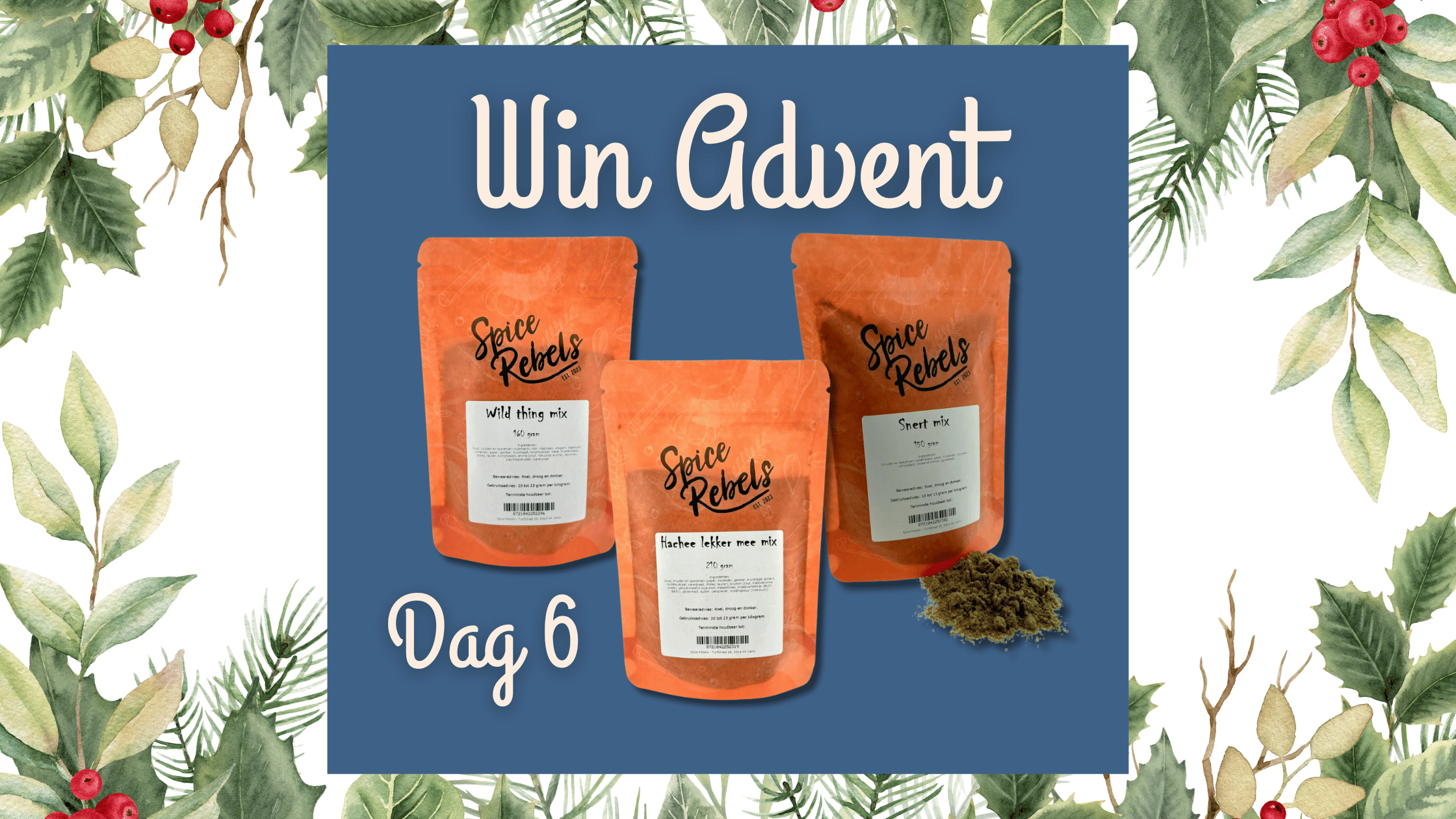 Win Advent Dag 6 Spice Rebels