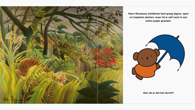 Nijntje en de kunstenaars Henri Rousseau
