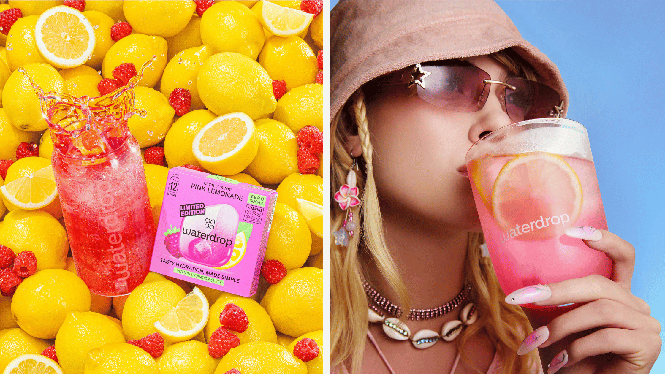 Waterdrops Pink Lemonade
