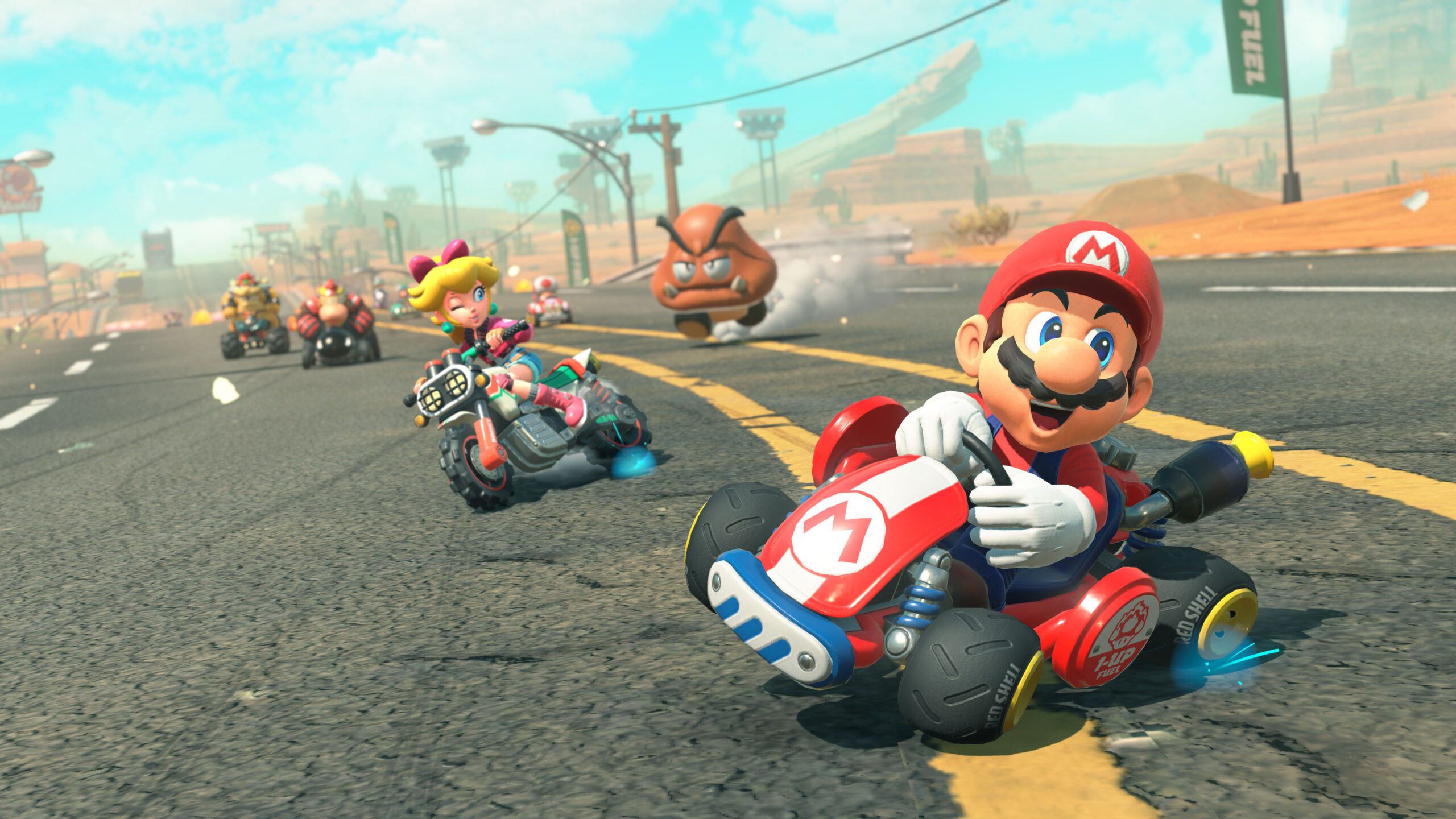 Mario Kart World gameplay op Nintendo Switch 2