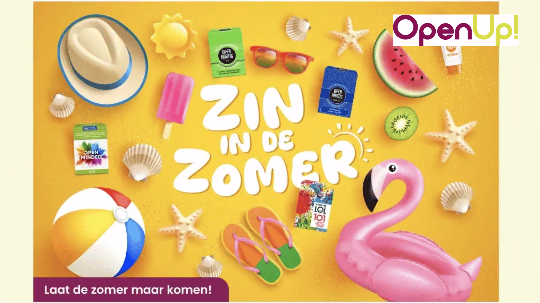 Vakantiespelletjes om niet te vergeten met de spellen van Open Up