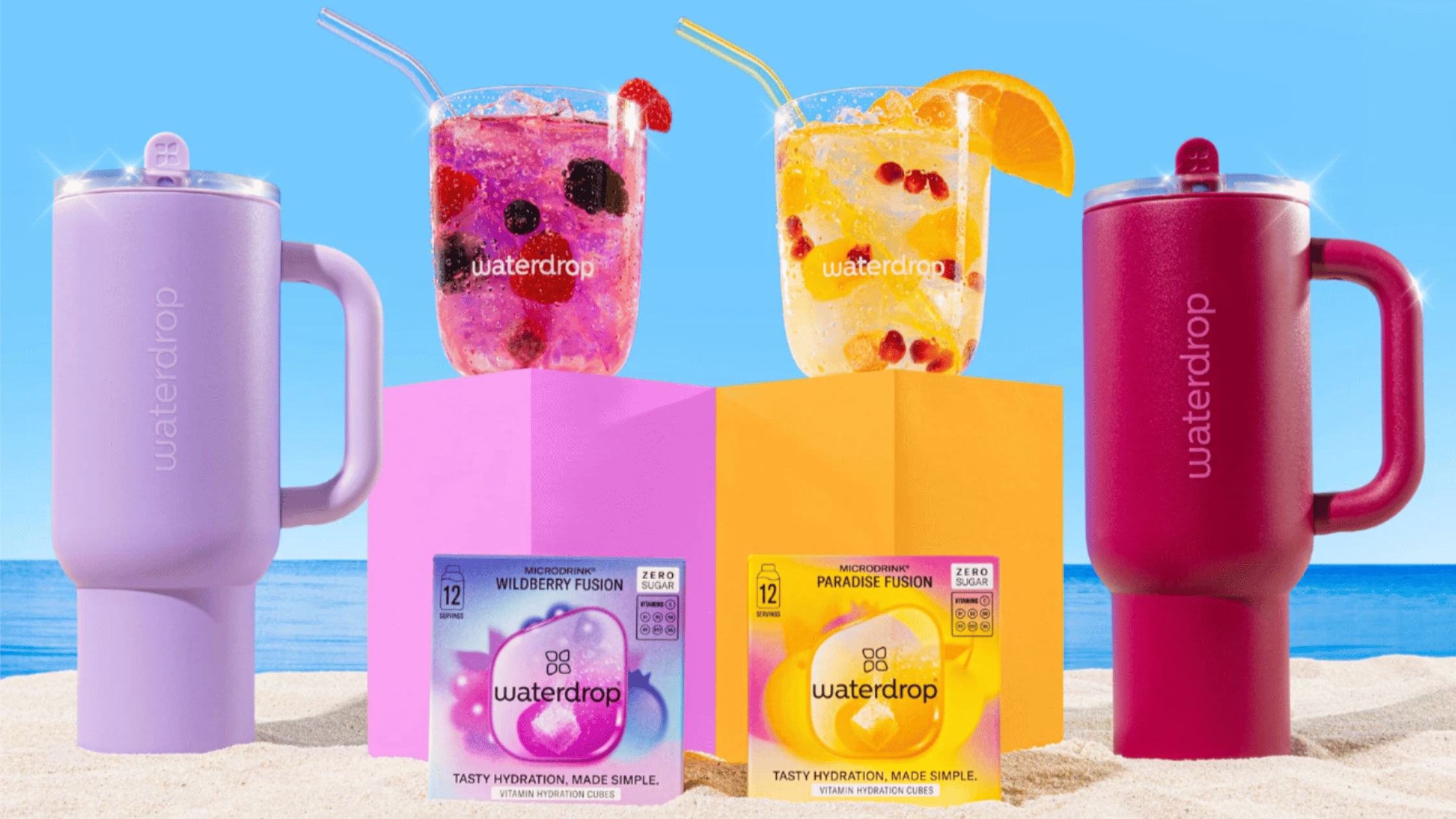 Zo blijf je gehydrateerd in de zomer met waterdrop (inclusief mocktailrecept!)