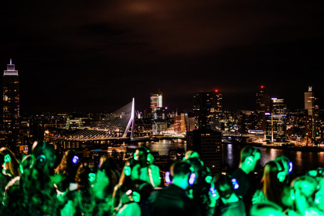 silent disco Euromast rooftop 2024