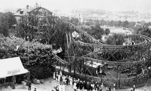 Houten achtbaan 1925