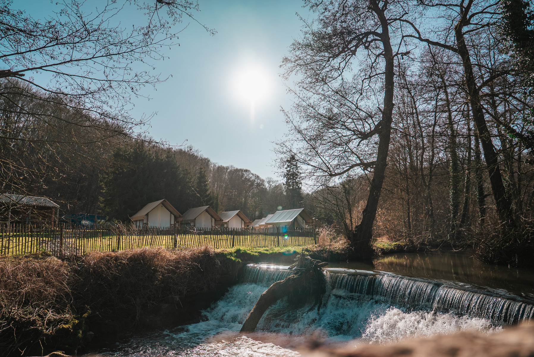 Glamping accommodatie bij Landal Namur Nature in de Ardennen