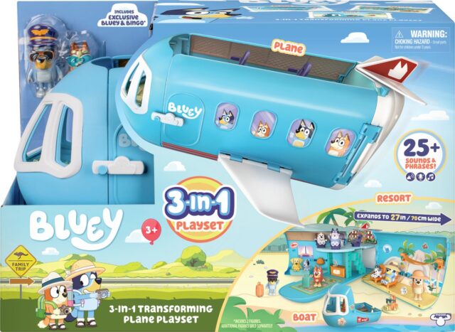Bluey vliegtuig speelset – Speelgoed van het Jaar 2025