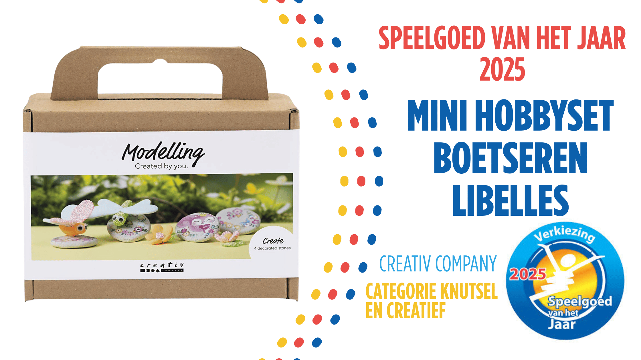 Mini Hobbyset Boetseren Libelles – Speelgoed van het Jaar 2025