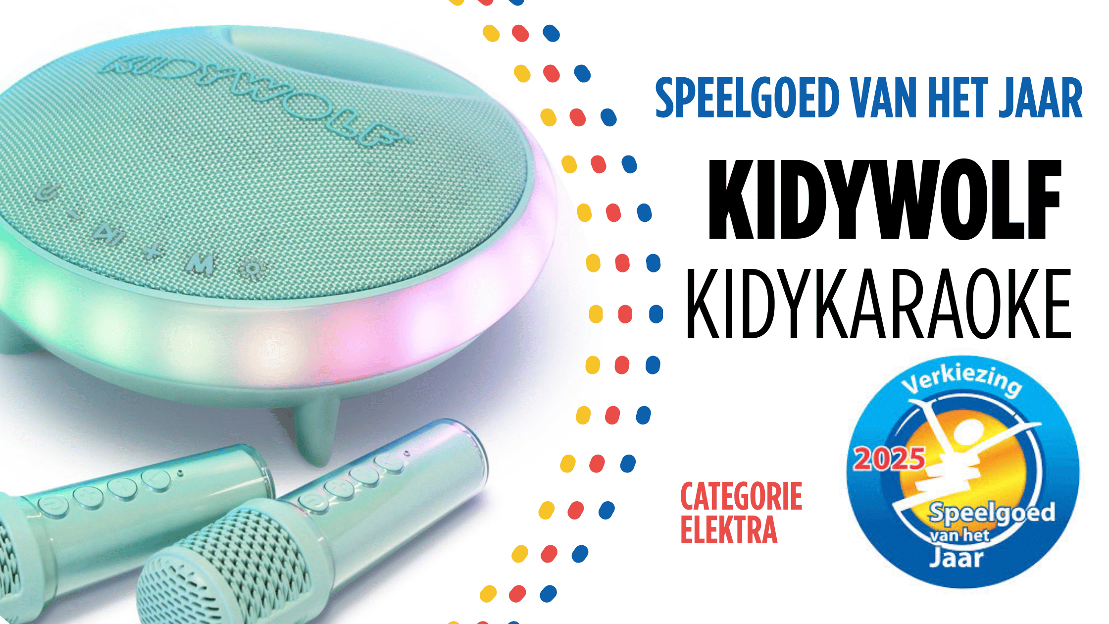 Kidywolf Kidykaraoke – Speelgoed van het Jaar 2025