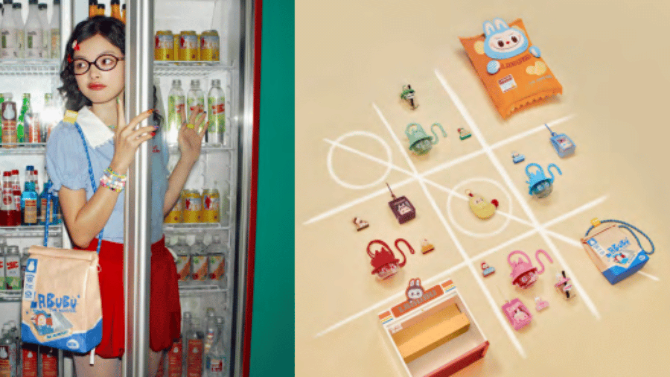 Bezoekers ontdekken de LABUBU WACKY MART pop up in de Bijenkorf Amsterdam