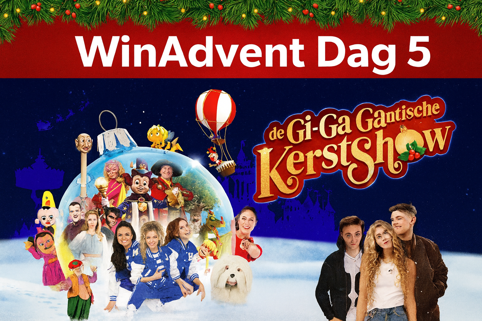 Kerstshow met Studio 100 en Eftelingfiguren in Rotterdam Ahoy