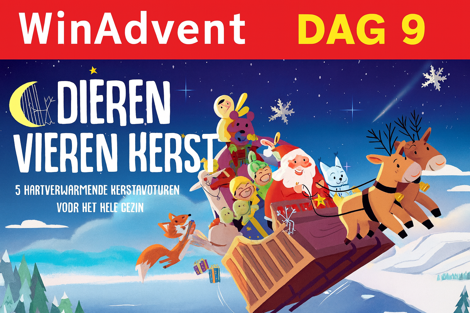 WinActie Dag 9 Dieren vieren Kerst
