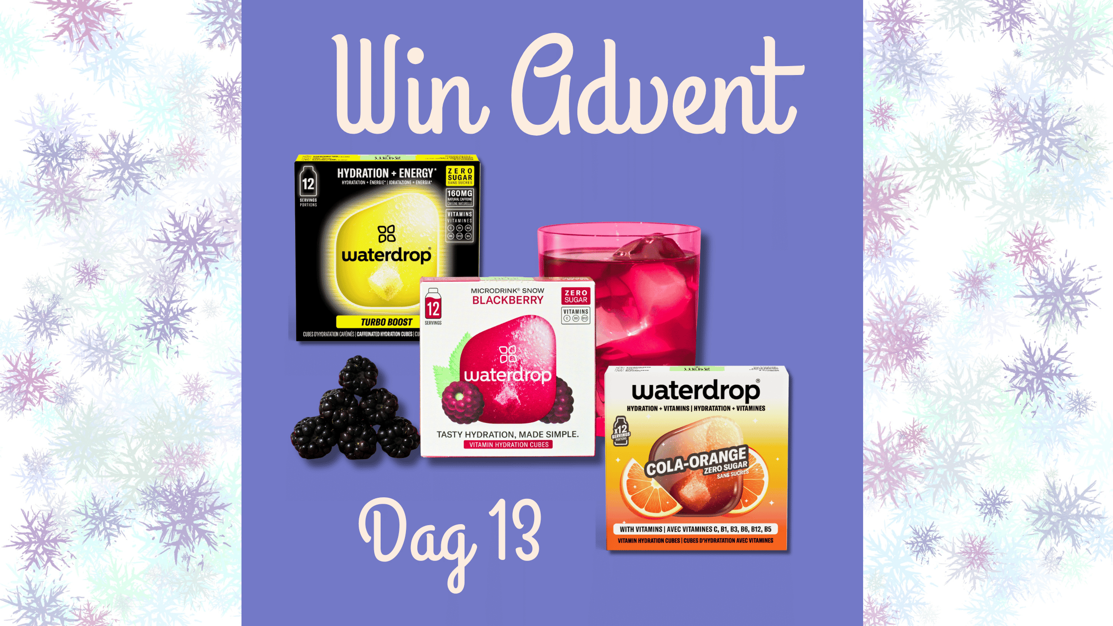 Win Advent Dag 13 Waterdrops