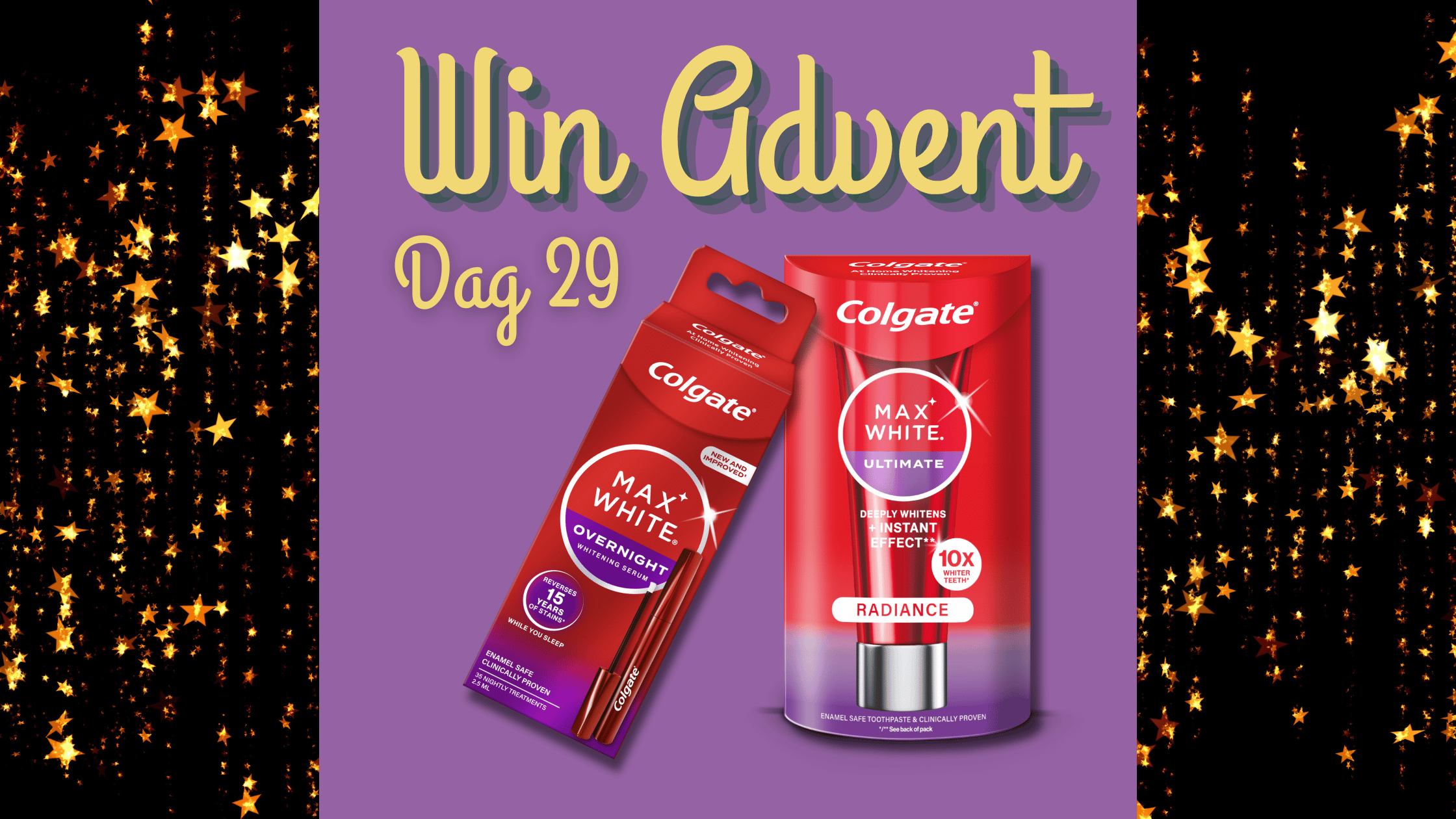 Win Advent Dag 29 Colgate Max White