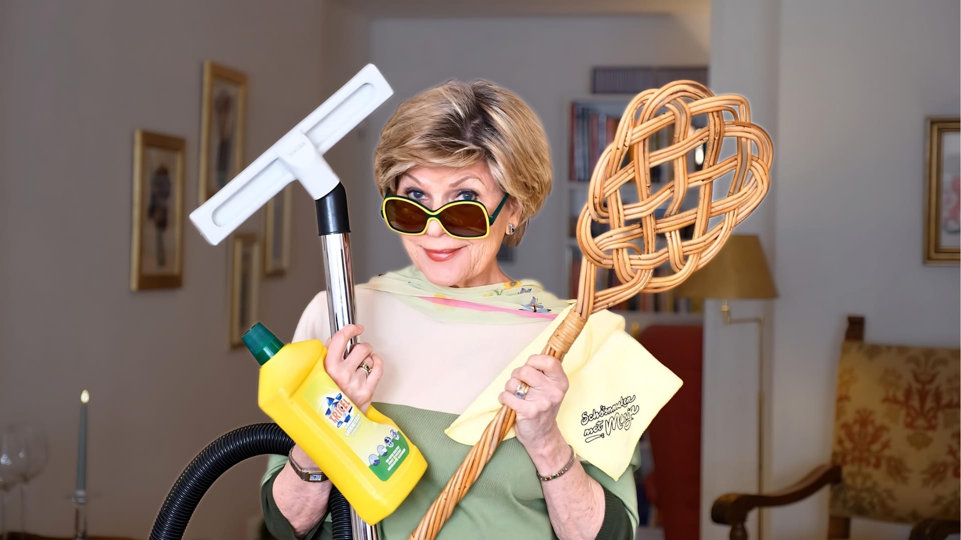 groen schoonmaken met soda en groene zee