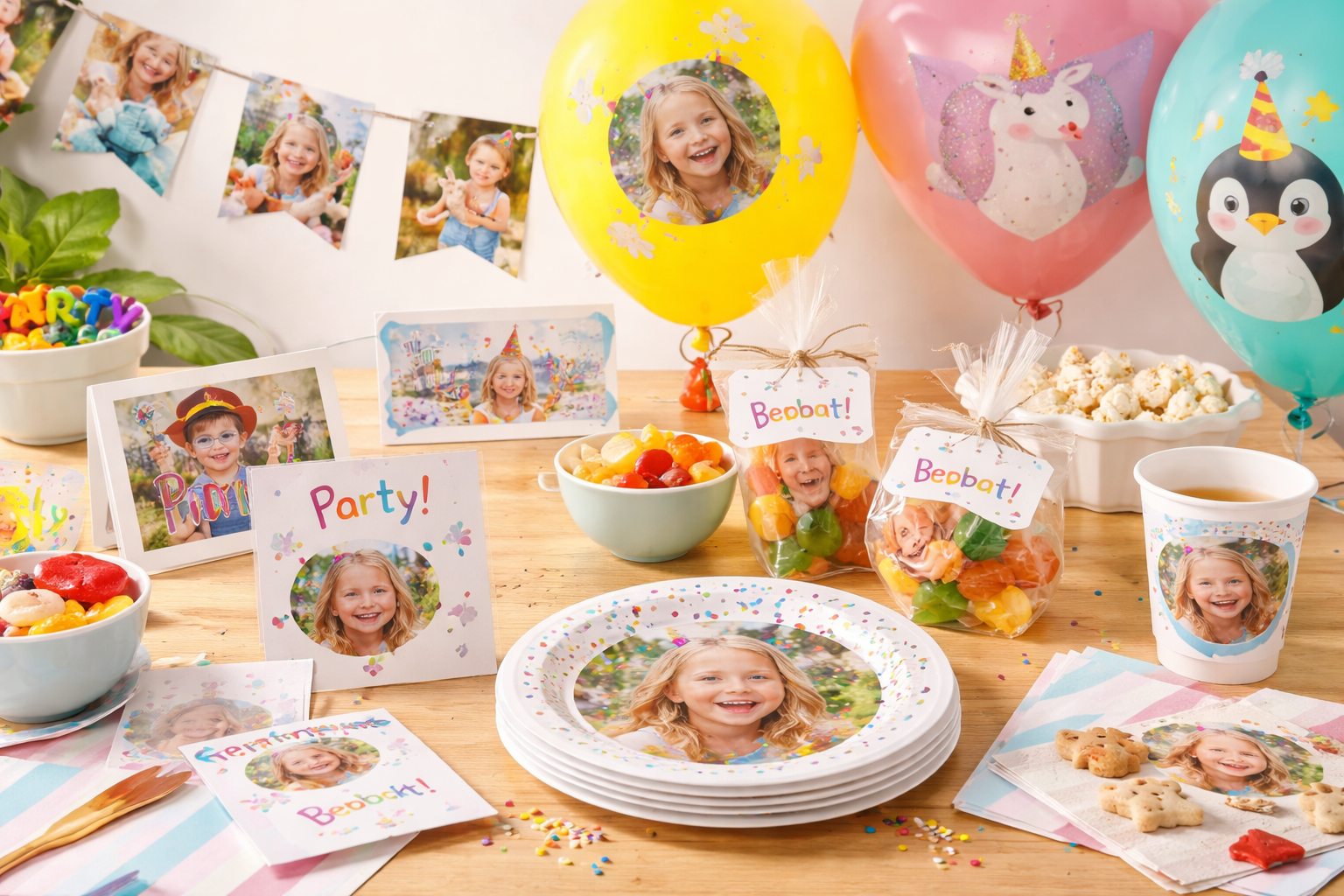 Verjaardagsfeestjes stylen met gepersonaliseerde uitnodigingen en decoratie