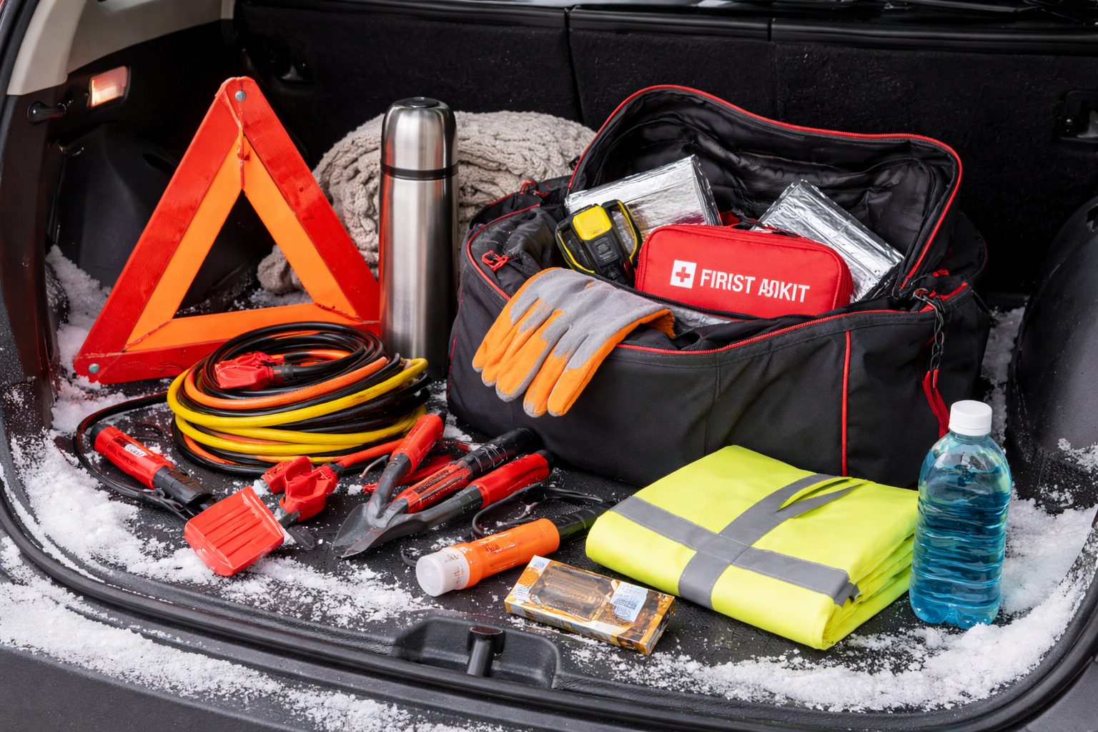 noodpakket auto samenstellen