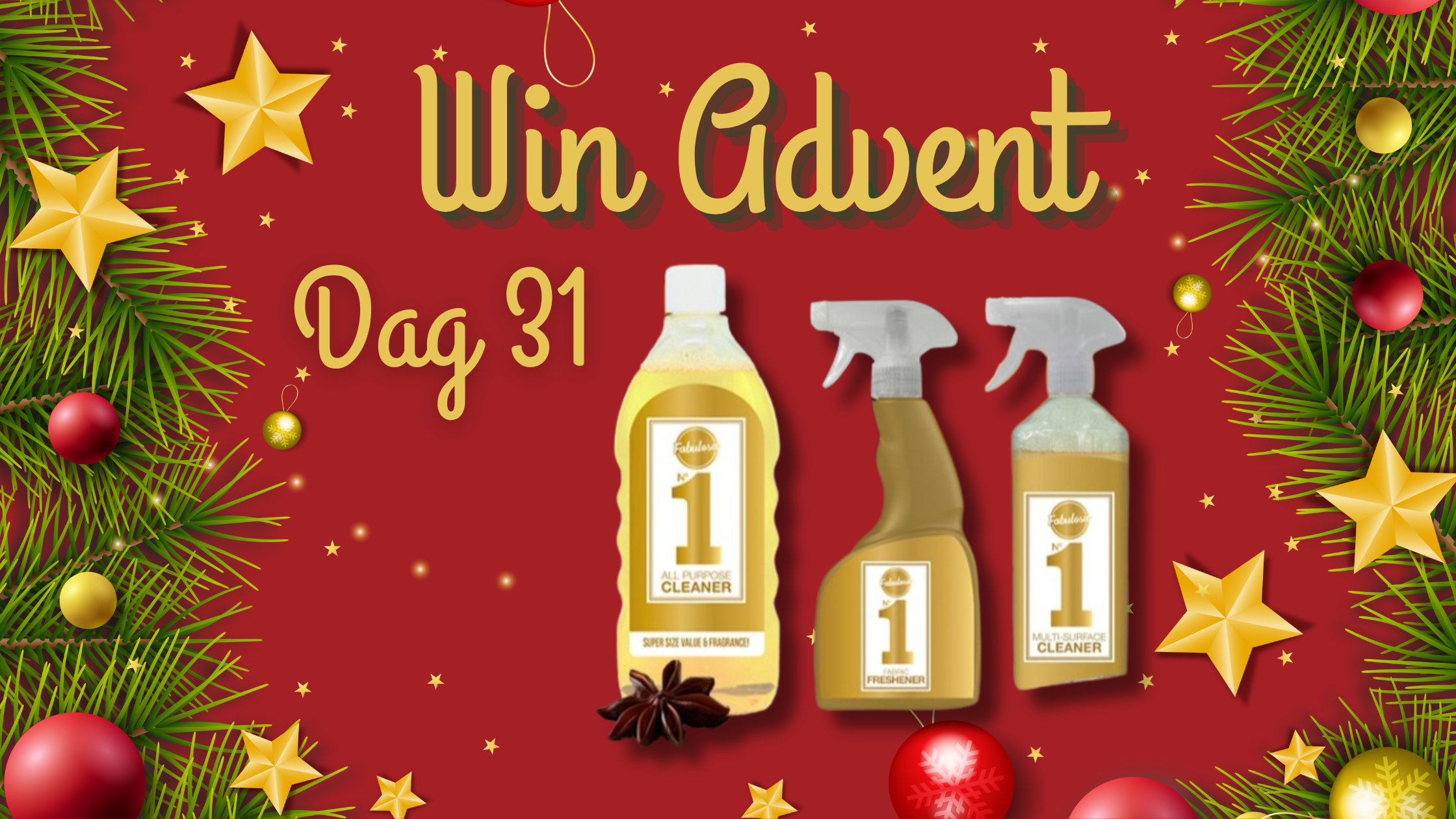 Win Advent Dag 31 Fabulosa No 1