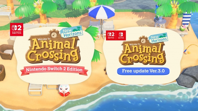 Animal Crossing update 3.0 2026 Nintendo Switch 2