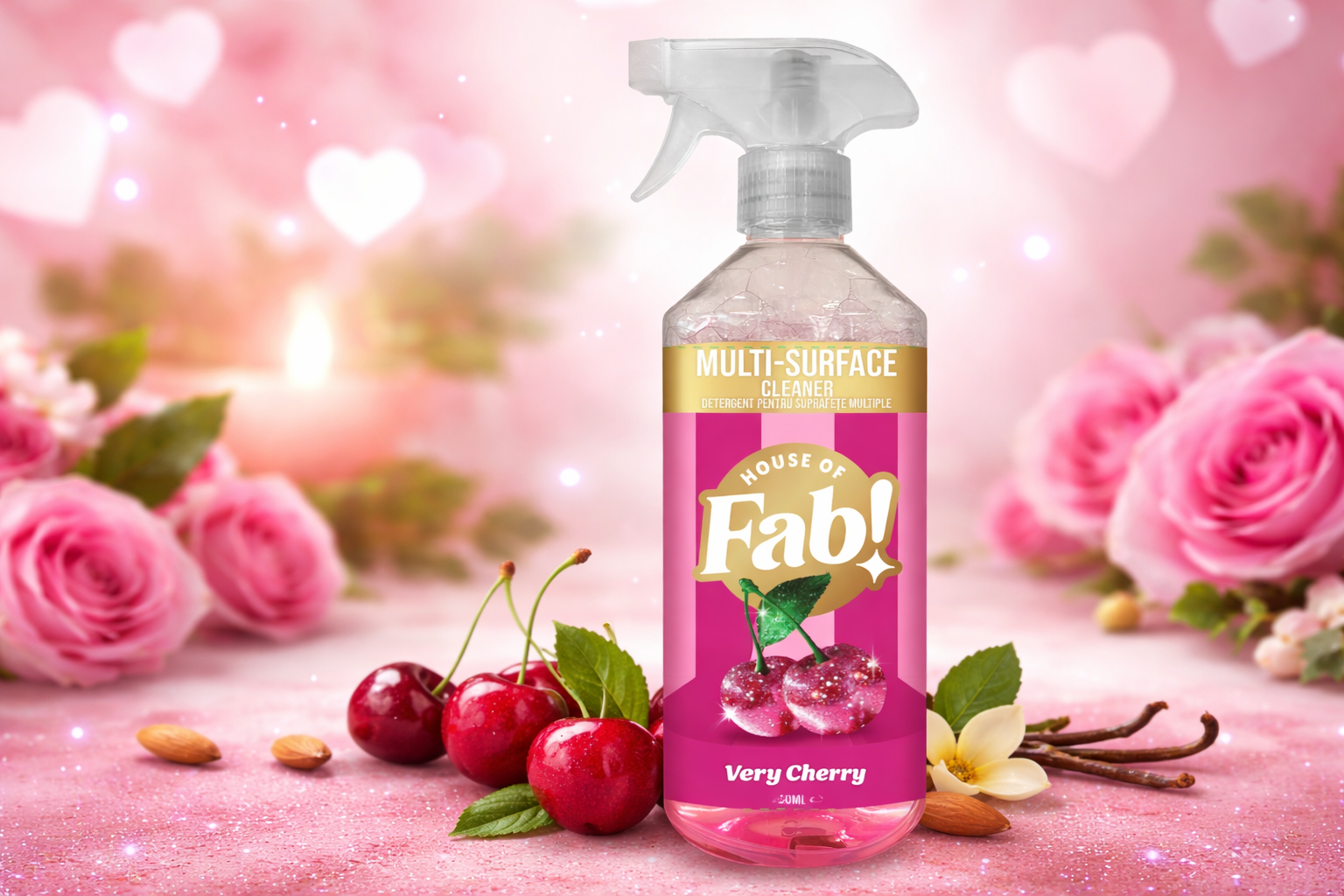 Fabulosa Very Cherry allesreiniger voor Valentijn