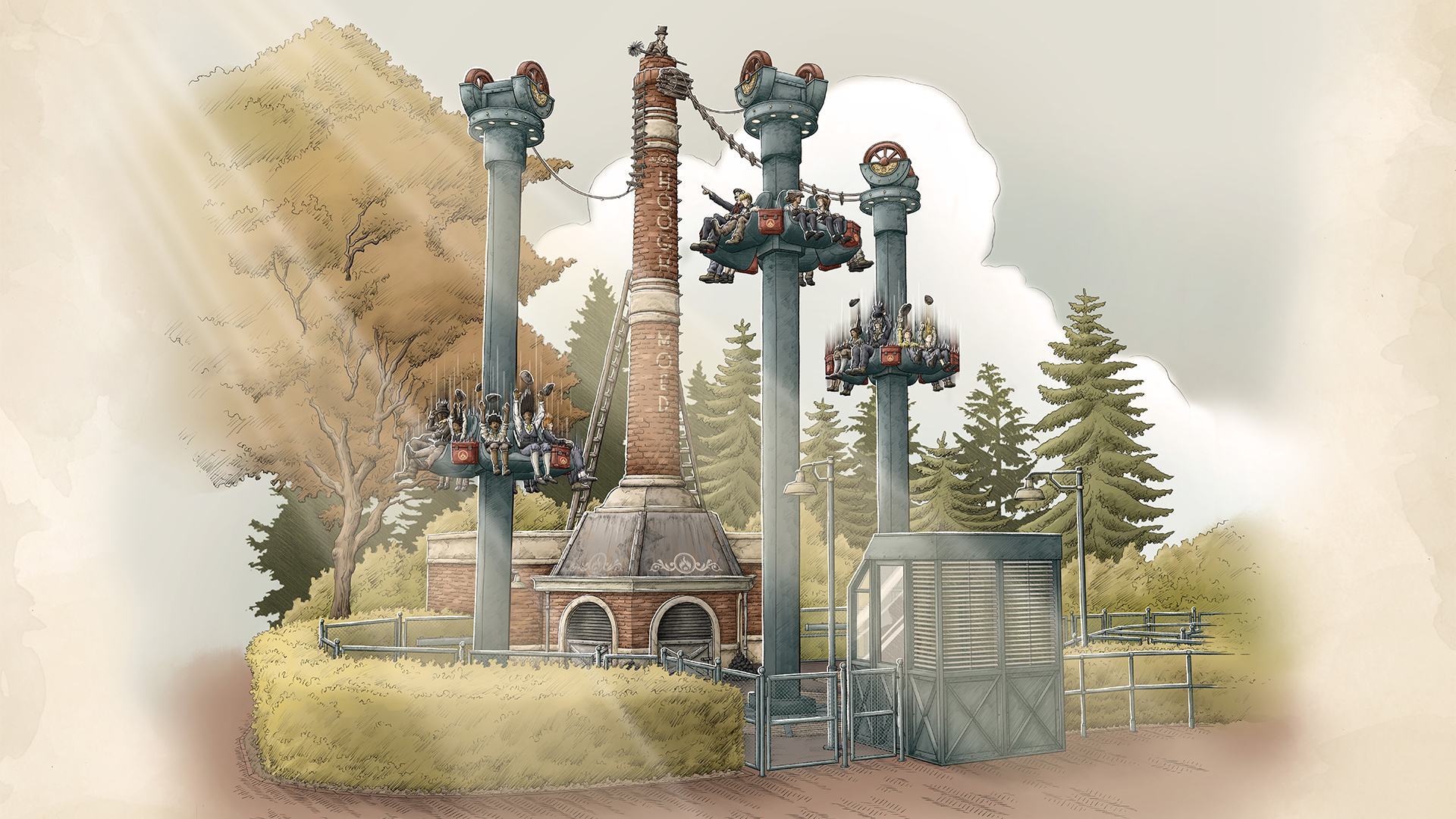 Nieuwe Efteling attractie Hooghmoed naast Baron 1898 voor jonge kinderen