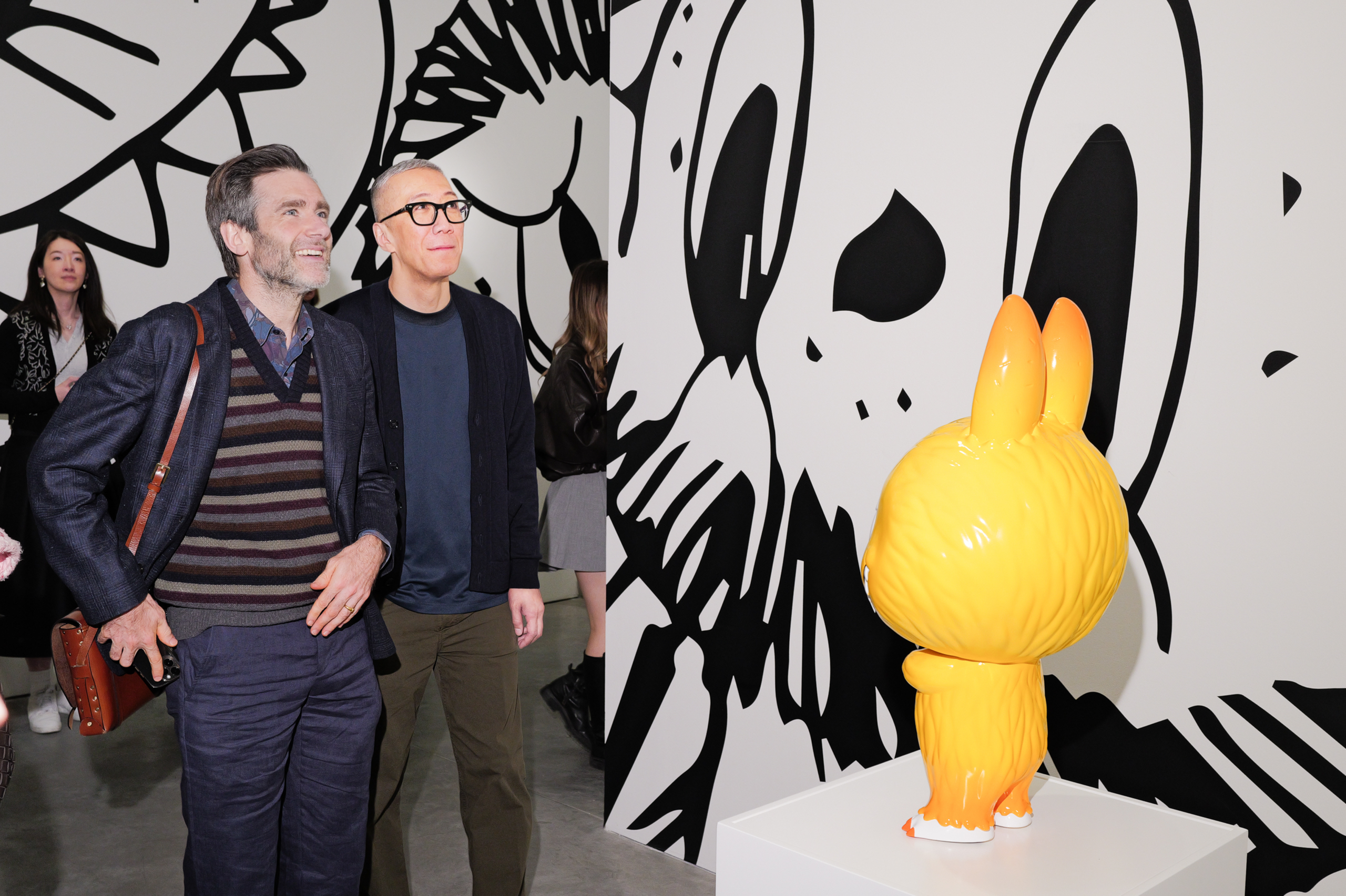 LABUBU karakter tijdens aankondiging van de nieuwe film