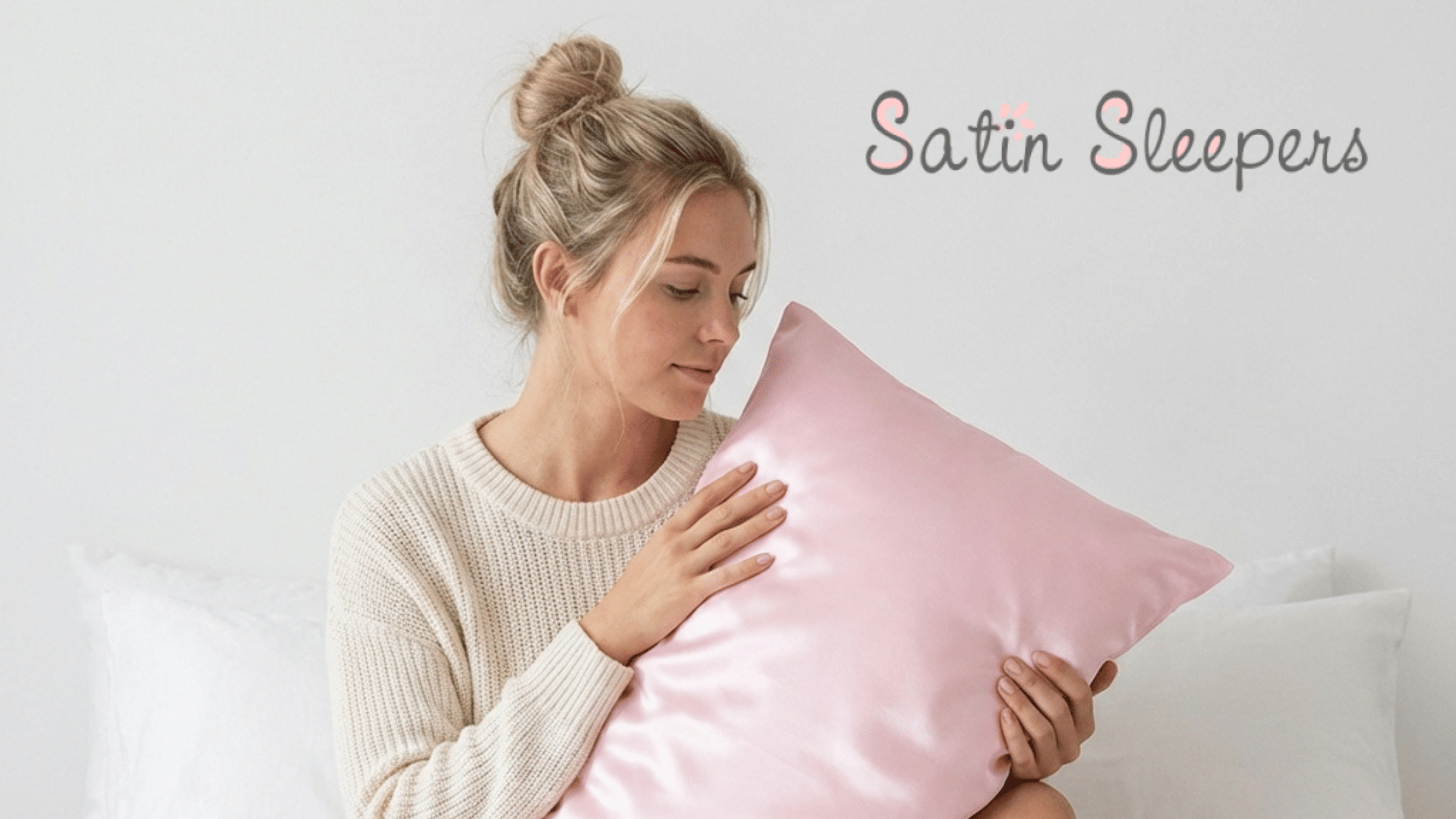 satijnen kussensloop van Satin Sleepers voor huid en haar