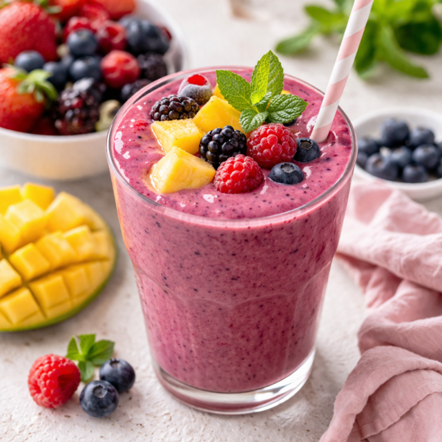 Mango Bosvruchten smoothie (AI)