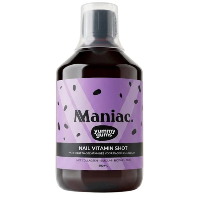 Nail Vitamin Shot van Maniac Nails en het vitamine merk Yummy Gums