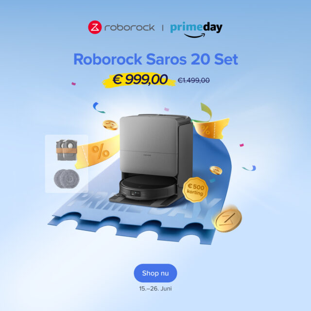 Robotstofzuiger tijdens Prime Day