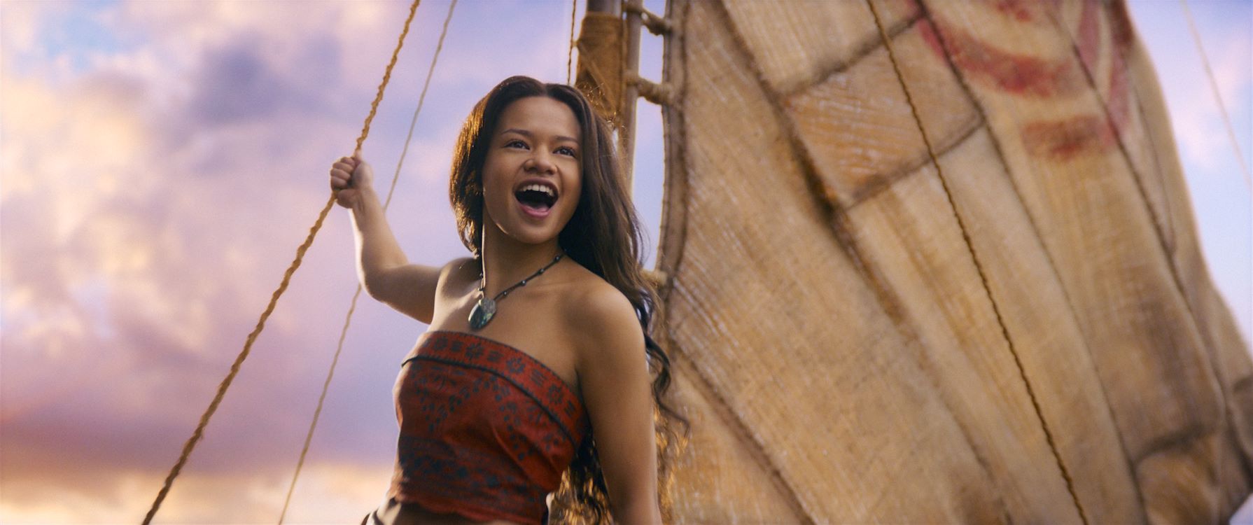 Vaiana in de nieuwe live-actionfilm van Disney