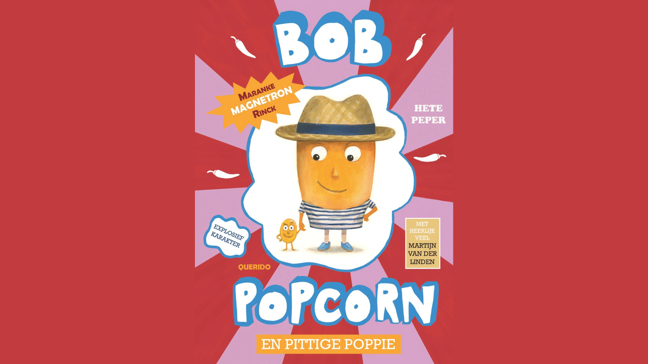 Boekomslag van Bob Popcorn en pittige Poppie van Maranke Rinck