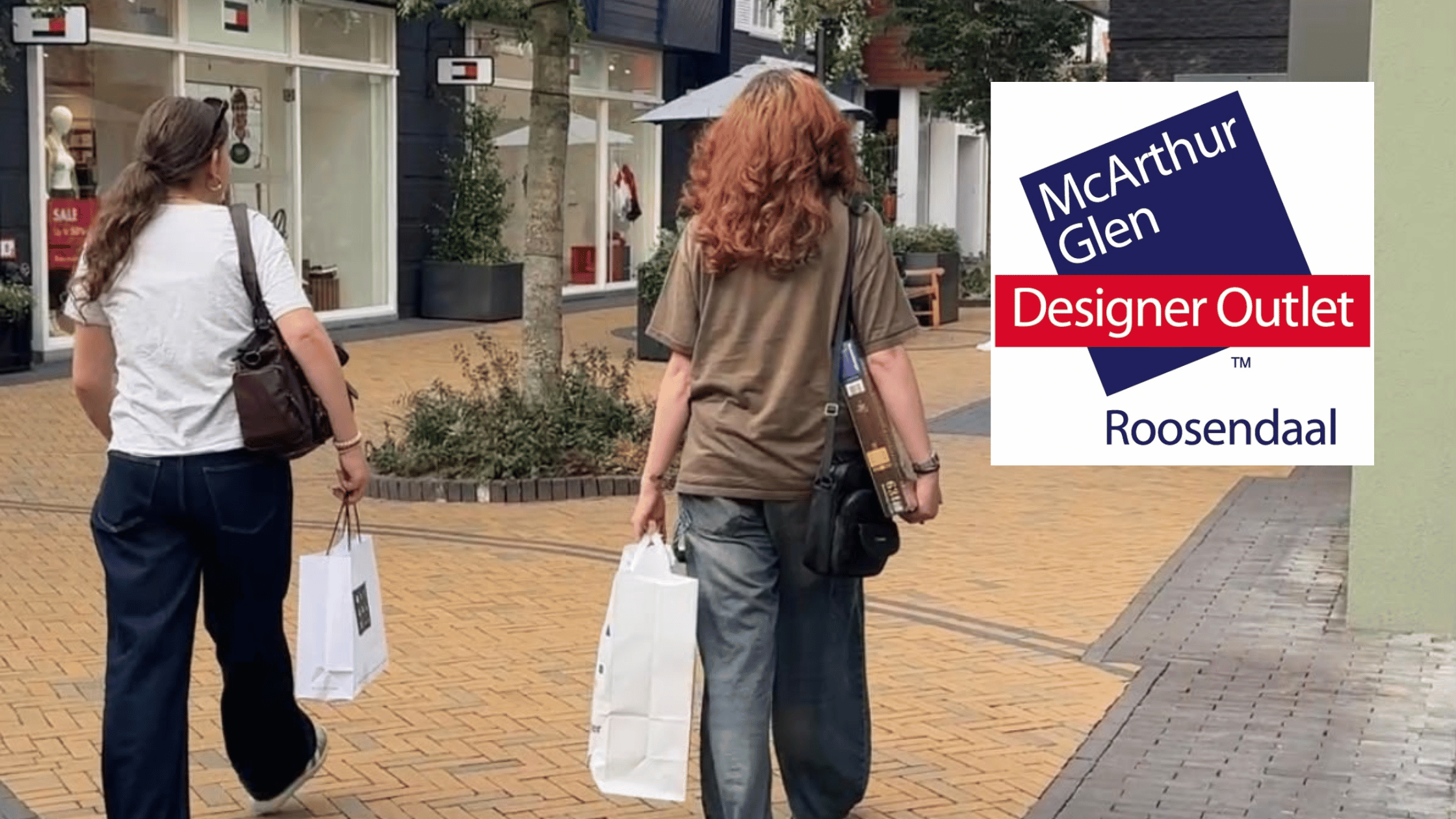tienerdochters shoppen bij Designer Outlet Roosendaal