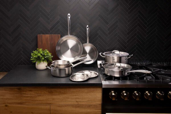 Fissler M5 Pro-Ply pannen van vijflaags roestvrij staal en aluminium