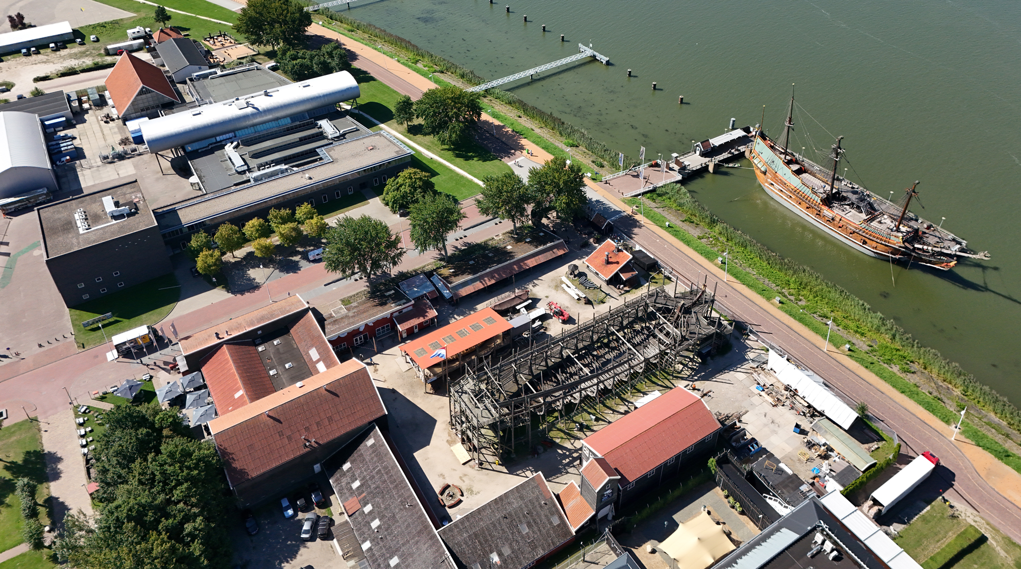 Bataviawerf in Lelystad tijdens de landelijke opening van Open Monumentendag 2026