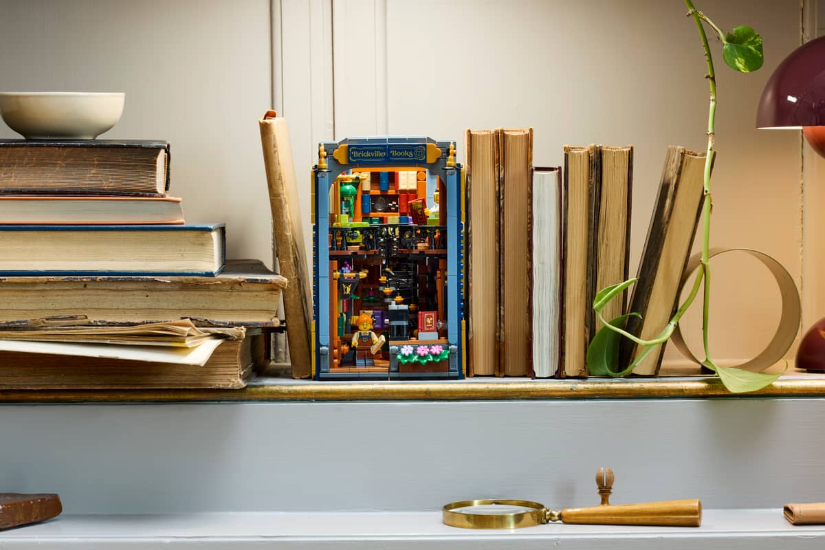 LEGO boekensteunen voor boekenliefhebbers